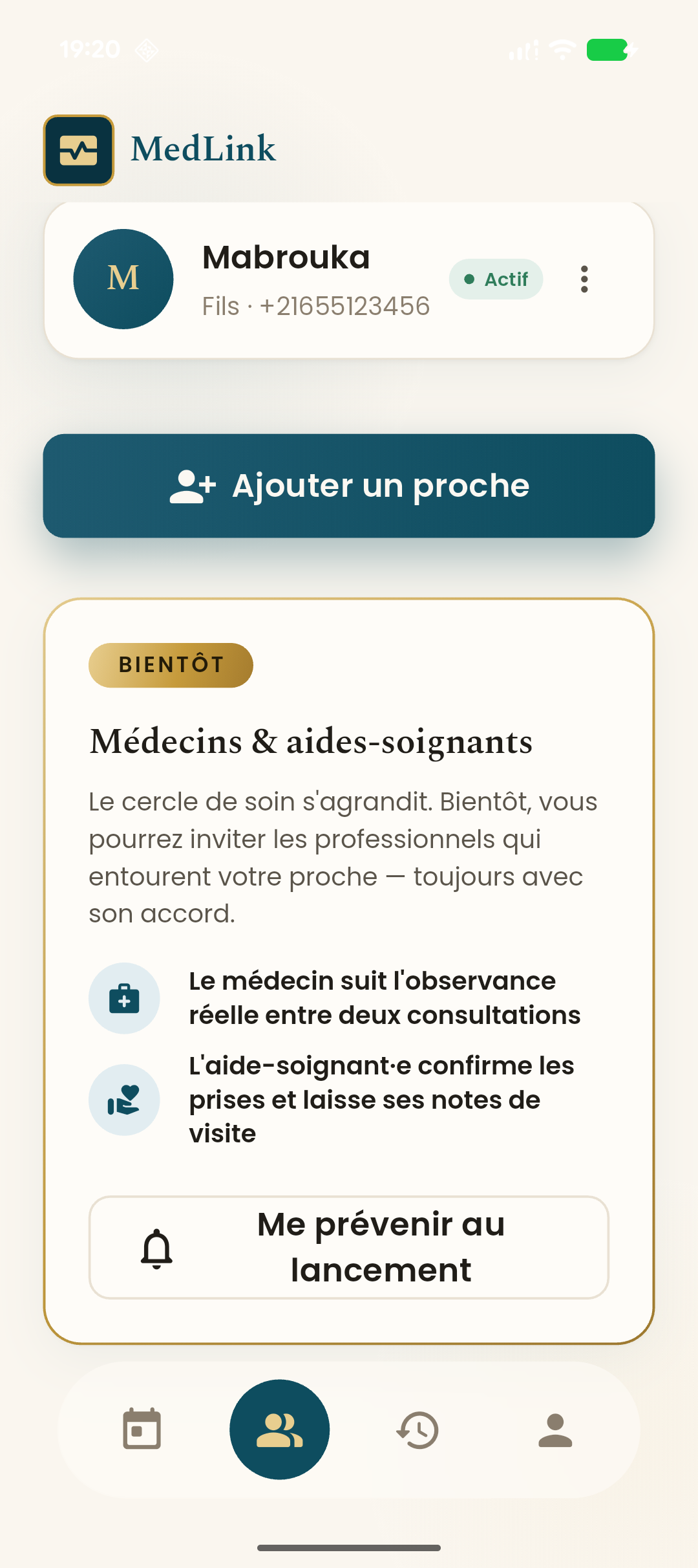Cercle familial MedLink